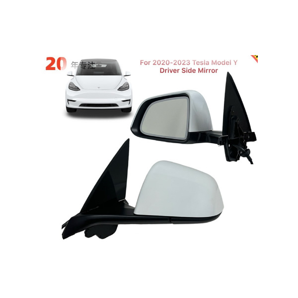 White mirror strip anti suitable for 20-23 Tesla model Y